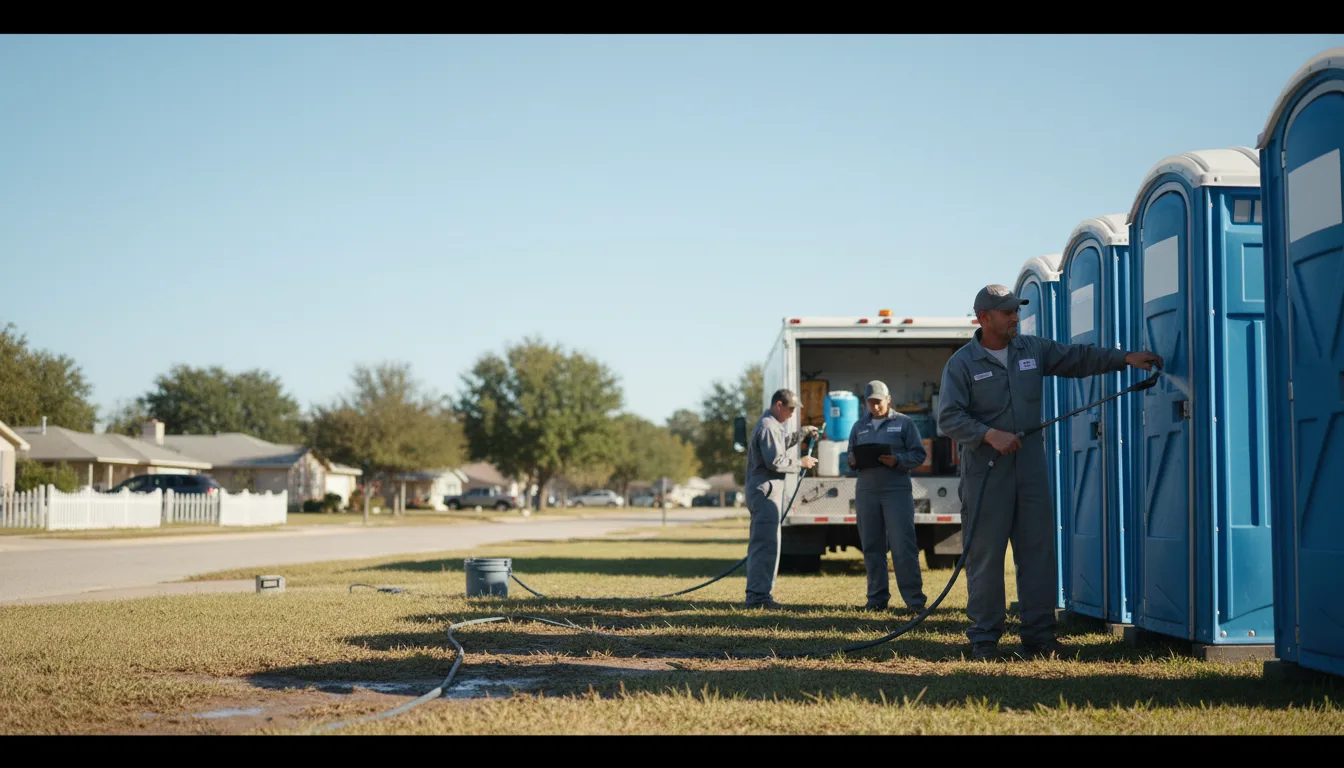Long-Term Portable Toilet Rental in Ferris, IL near me